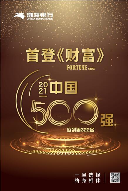 首次跻身《财富》中国500强榜单 渤海银行:国际化战略加速落地 国际知名度持续提升